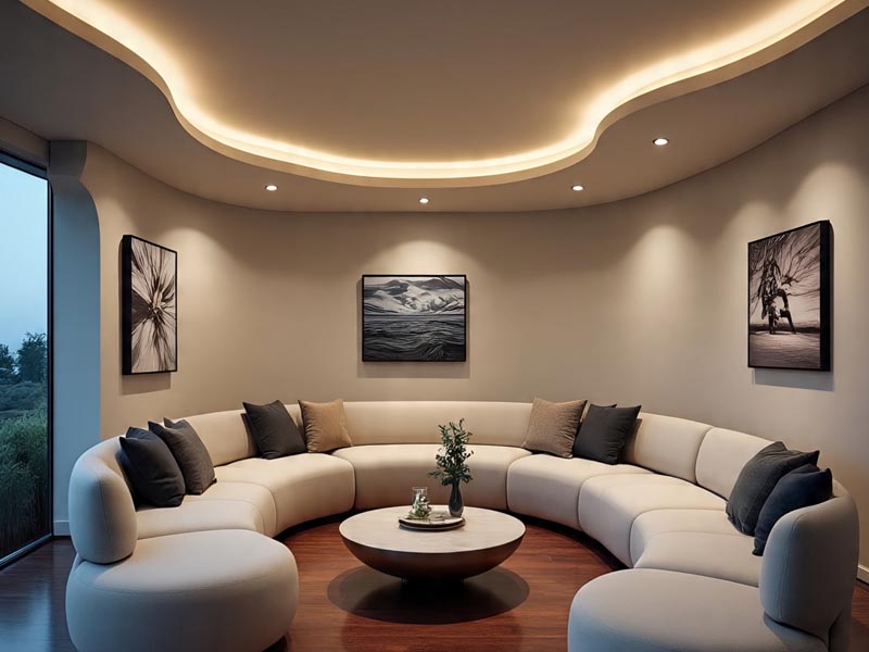 Desain Organik Melengkung